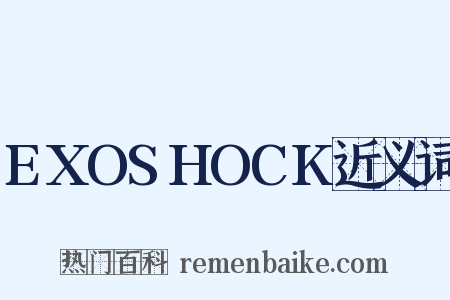 EXOSHOCK近义词是什么意思的图片